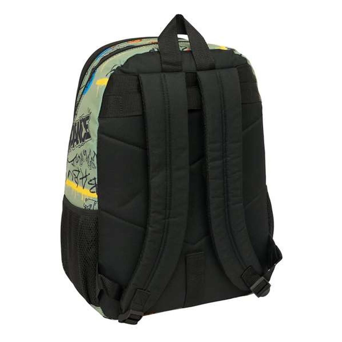 Ghiozdan Safta Zone 32 x 44 x 16 cm Graffitti - Birou și papetărie, Material școlar și educațional