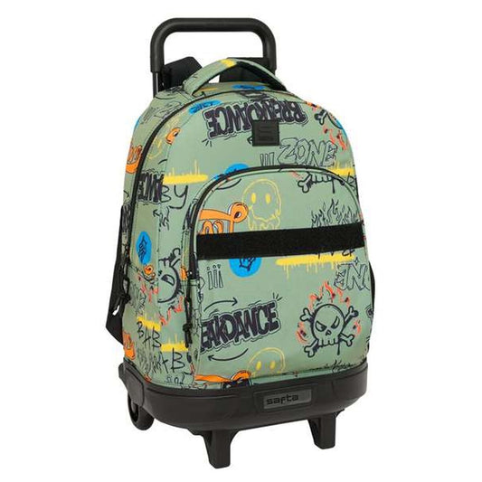 Ghiozdan cu Roți Safta Zone 33 x 45 x 22 cm Graffitti - Birou și papetărie, Material școlar și educațional