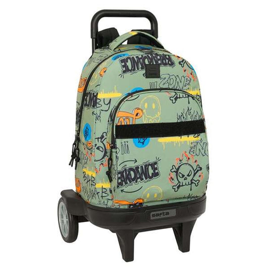 Ghiozdan cu Roți Safta Zone 33 x 45 x 22 cm Graffitti - Birou și papetărie, Material școlar și educațional