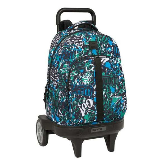 Ghiozdan cu Roți Safta Go 33 x 45 x 22 cm Graffitti - Birou și papetărie, Material școlar și educațional