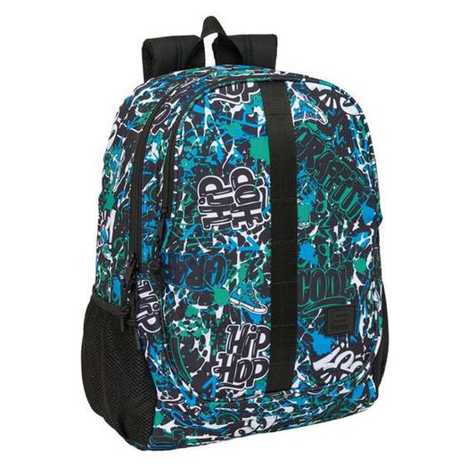 Ghiozdan Safta Go 32 x 44 x 16 cm Graffitti - Birou și papetărie, Material școlar și educațional