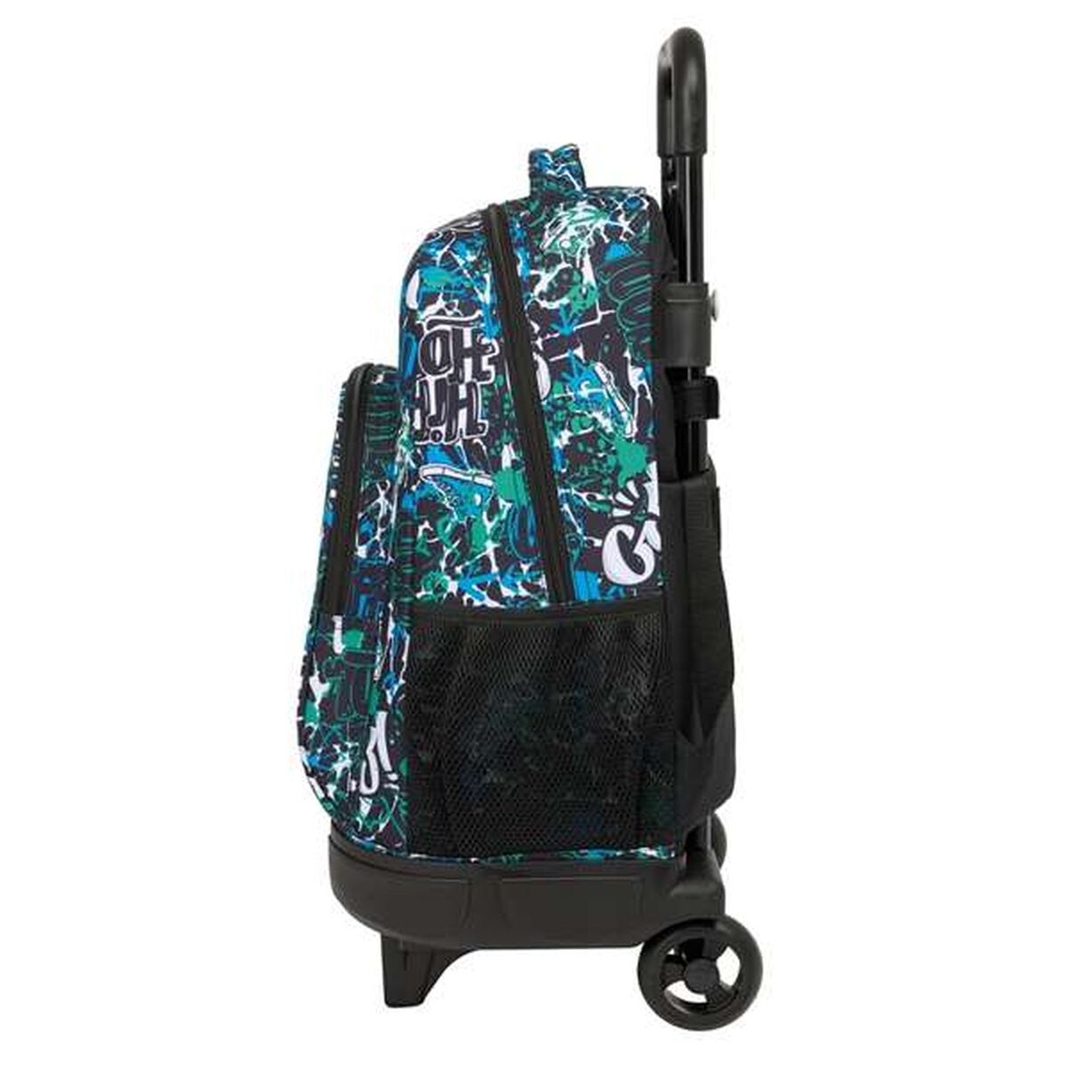 Ghiozdan cu Roți Safta Go 33 x 45 x 22 cm Graffitti - Birou și papetărie, Material școlar și educațional