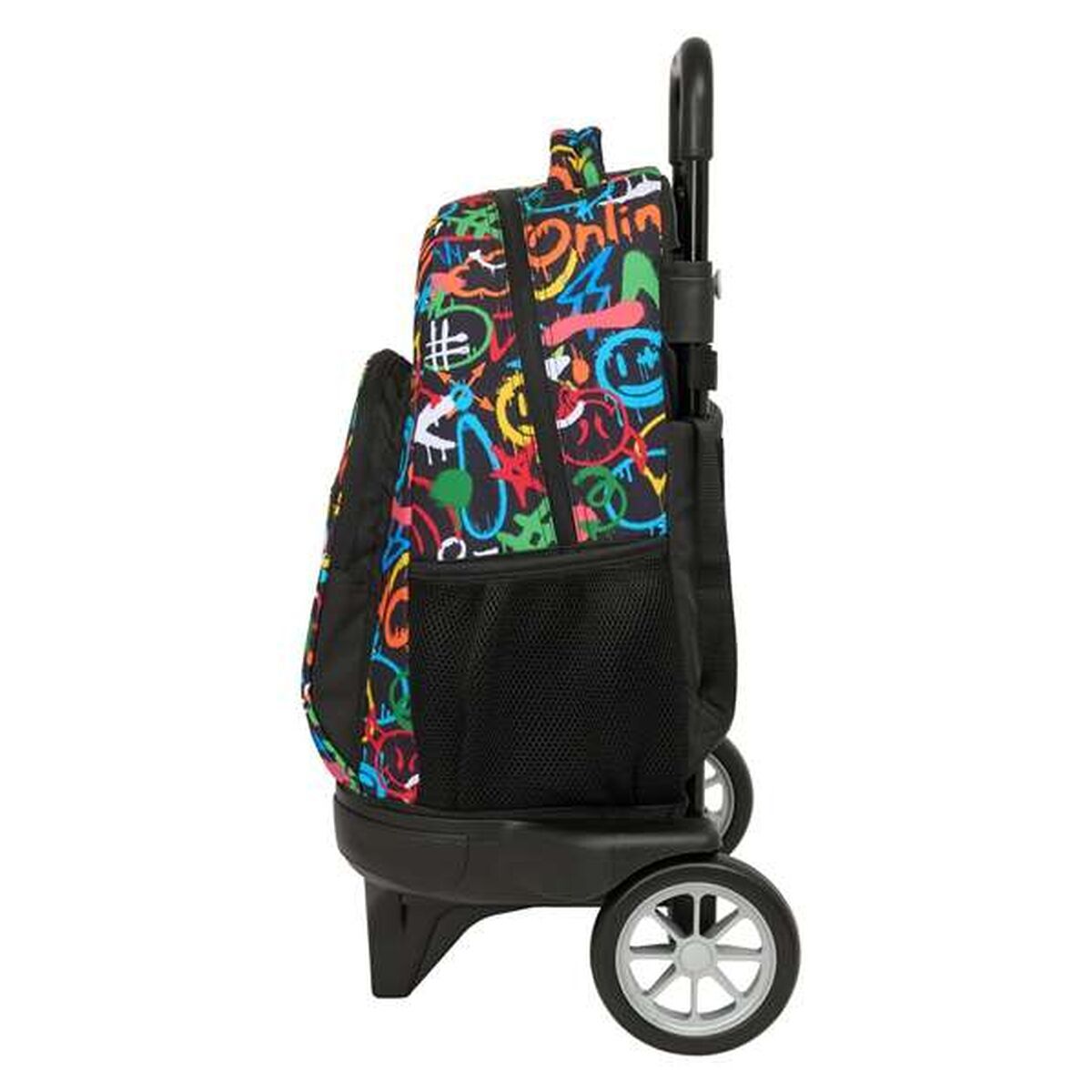 Ghiozdan cu Roți Safta Colors 33 x 45 x 22 cm Graffitti - Birou și papetărie, Material școlar și educațional