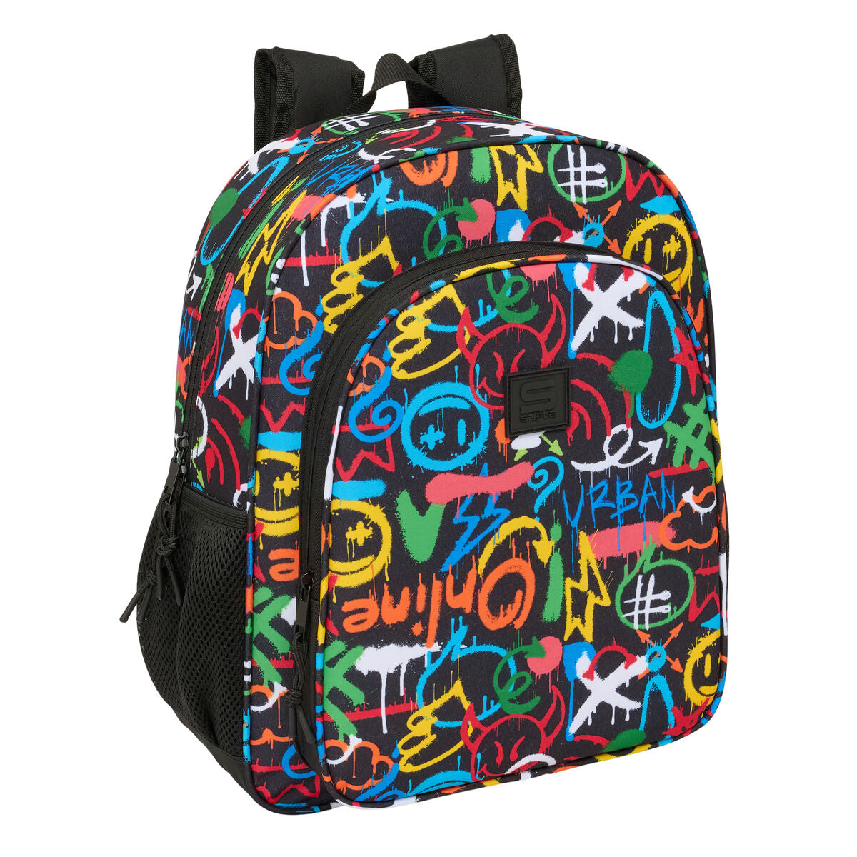 Ghiozdan Safta Colors 32 x 38 x 12 cm - Birou și papetărie, Material școlar și educațional