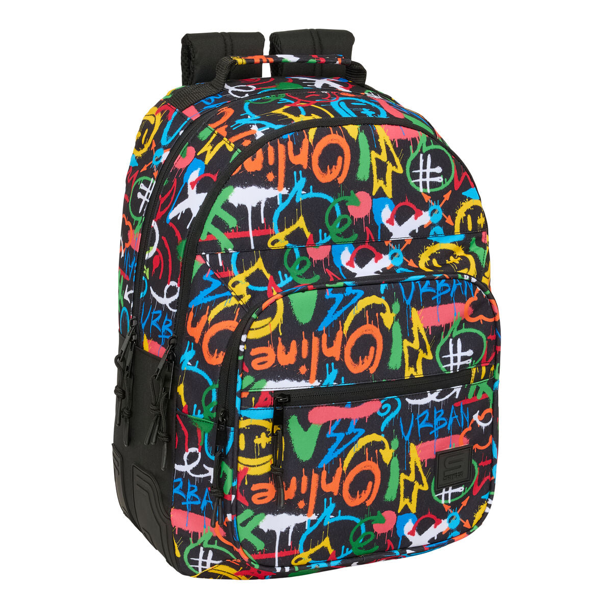 Ghiozdan Safta Colors 32 x 42 x 15 cm - Birou și papetărie, Material școlar și educațional