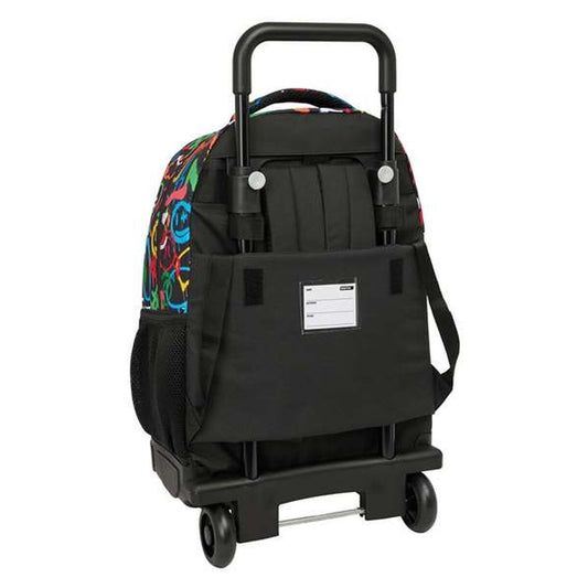 Ghiozdan cu Roți Safta Colors 33 x 45 x 22 cm Graffitti - Birou și papetărie, Material școlar și educațional