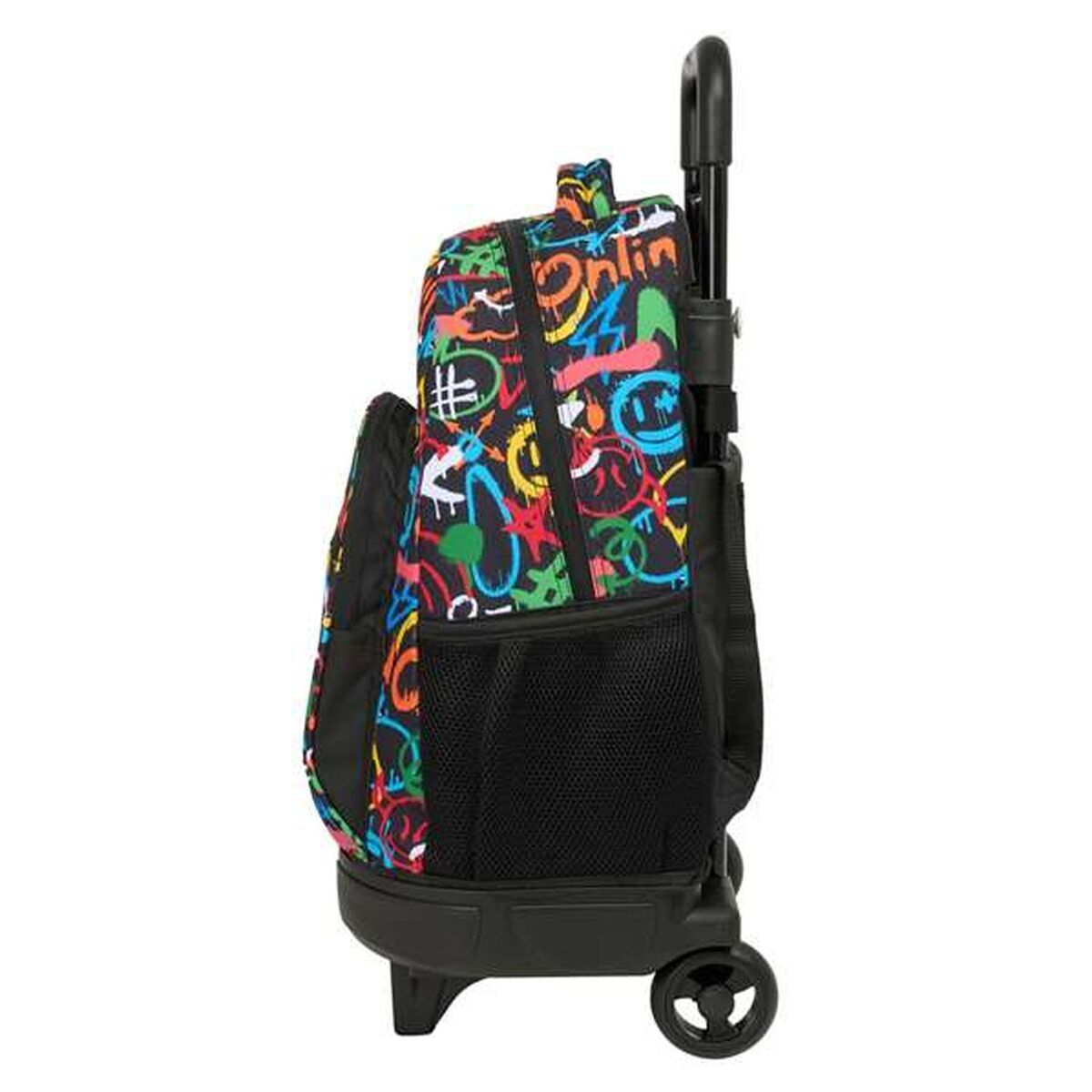 Ghiozdan cu Roți Safta Colors 33 x 45 x 22 cm Graffitti - Birou și papetărie, Material școlar și educațional