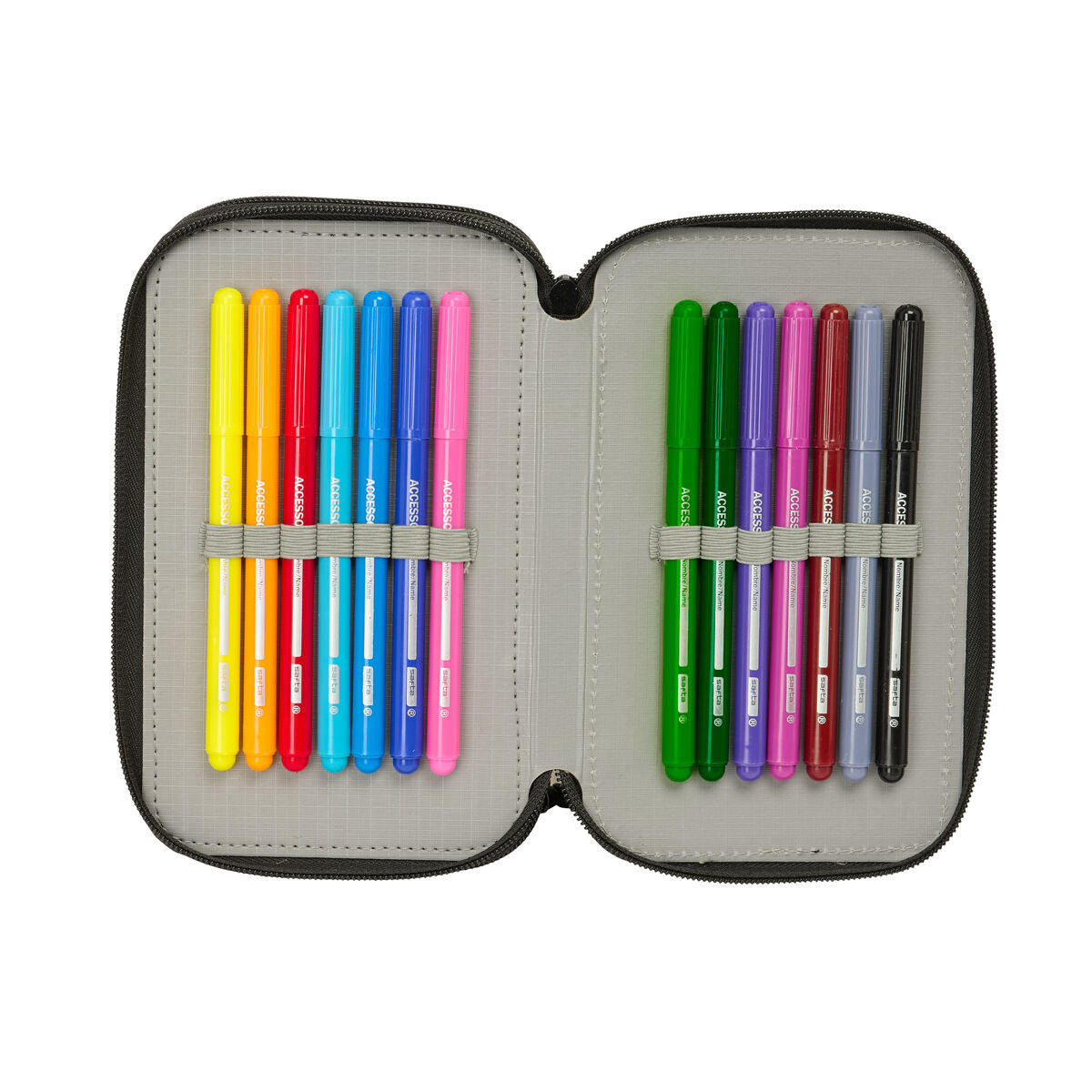 Geantă Universală Safta Splash 12,5 x 19,5 x 5,5 cm 37 Piese - Birou și papetărie, Material școlar și educațional
