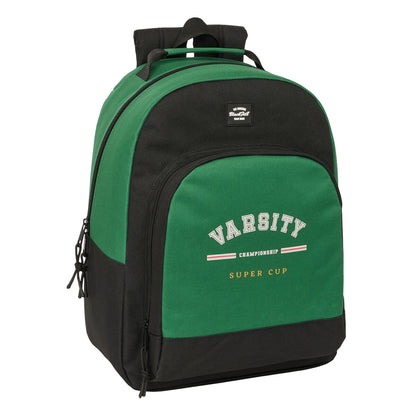 Ghiozdan BlackFit8 Varsity Negru Verde 32 x 42 x 15 cm - Birou și papetărie, Material școlar și educațional