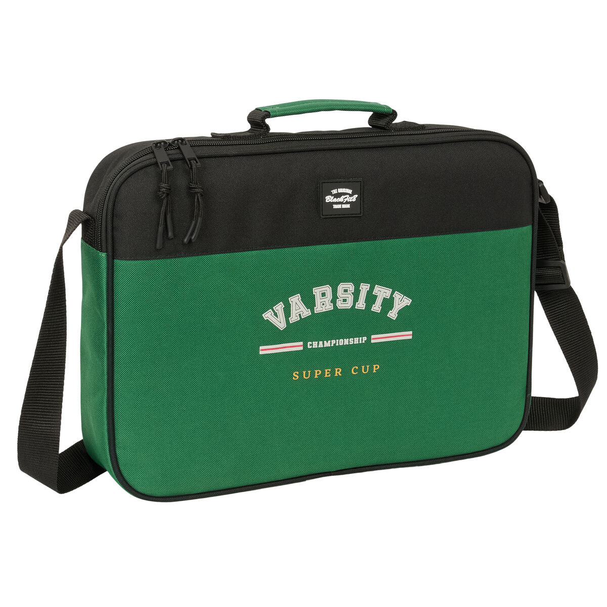 Ghiozdan BlackFit8 Varsity Negru Verde 38 x 28 x 6 cm - Birou și papetărie, Material școlar și educațional
