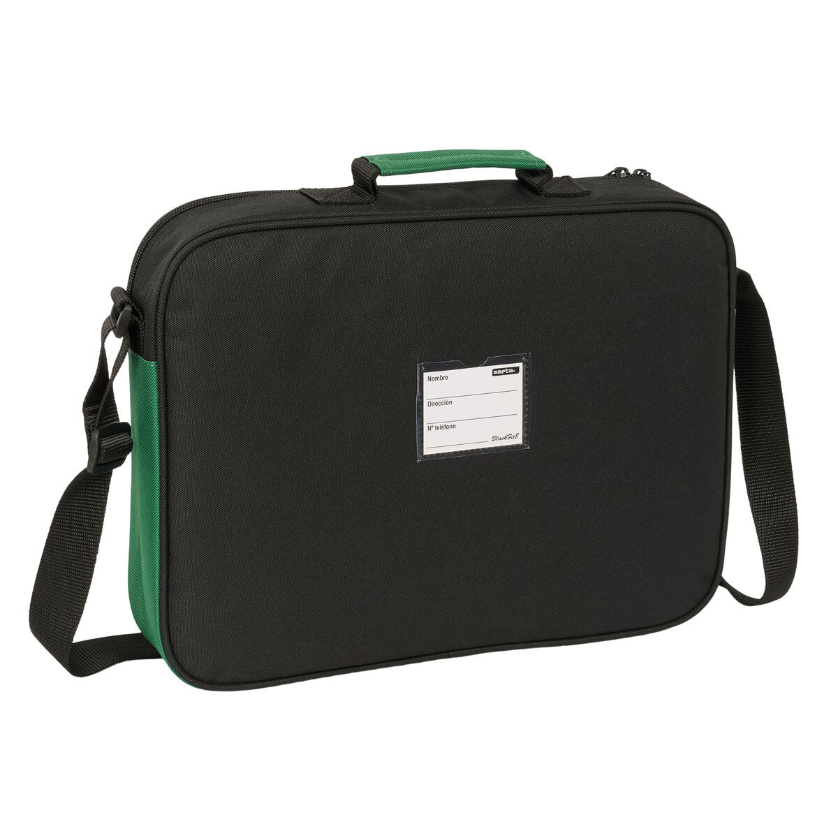 Ghiozdan BlackFit8 Varsity Negru Verde 38 x 28 x 6 cm - Birou și papetărie, Material școlar și educațional