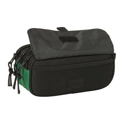 Geantă Universală BlackFit8 Varsity Negru Verde 21,5 x 10 x 8 cm - Birou și papetărie, Material școlar și educațional