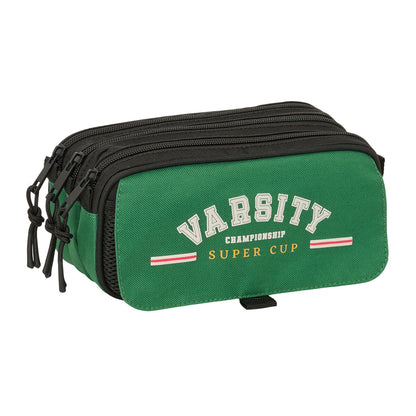 Geantă Universală BlackFit8 Varsity Negru Verde 21,5 x 10 x 8 cm - Birou și papetărie, Material școlar și educațional