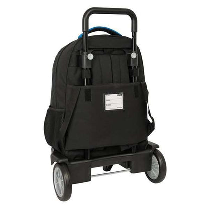 Ghiozdan cu Roți BlackFit8 Underground Albastru Negru 33 x 45 x 22 cm - Birou și papetărie, Material școlar și educațional