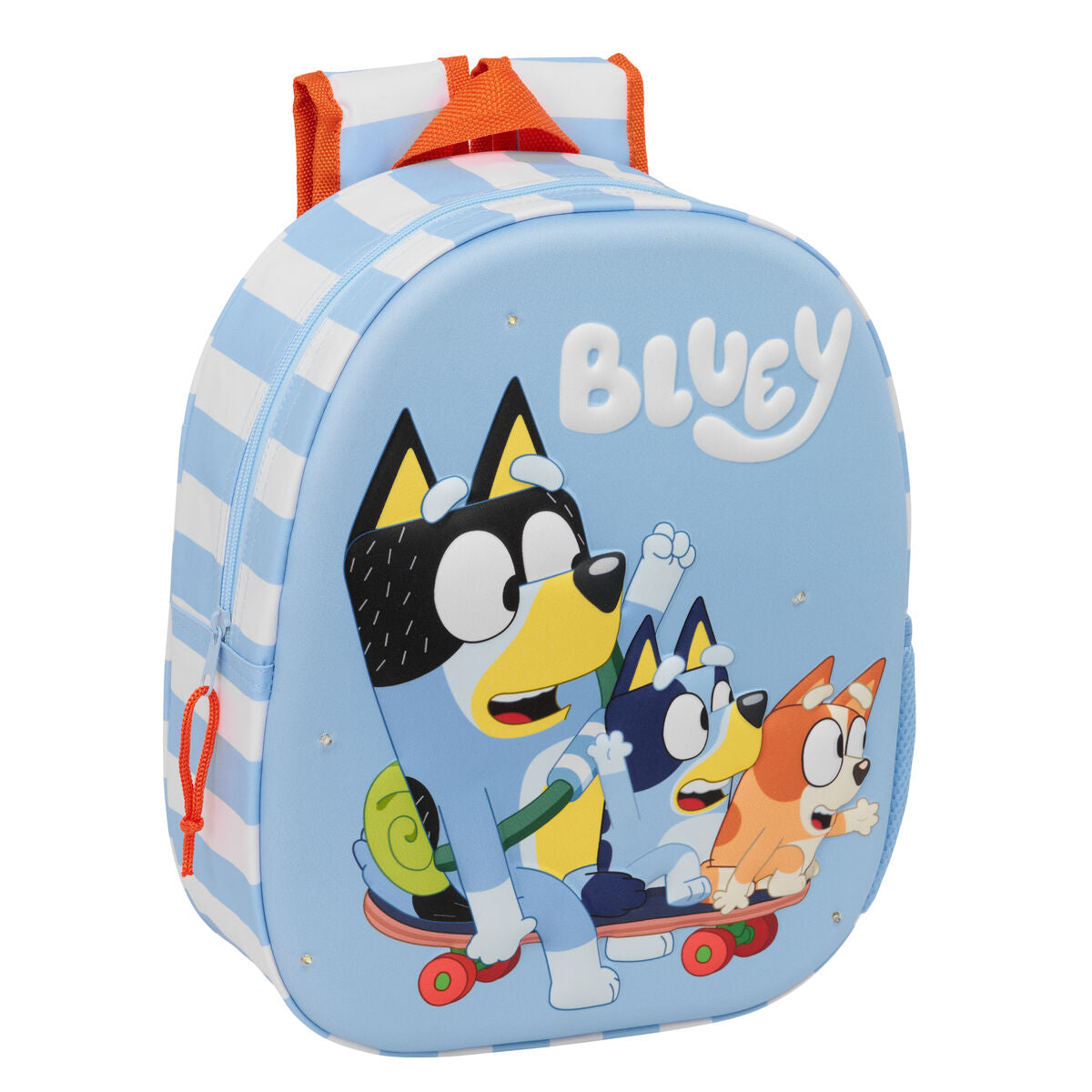 Ghiozdan Bluey Alb Albastru deschis 27 x 33 x 10 cm - Birou și papetărie, Material școlar și educațional