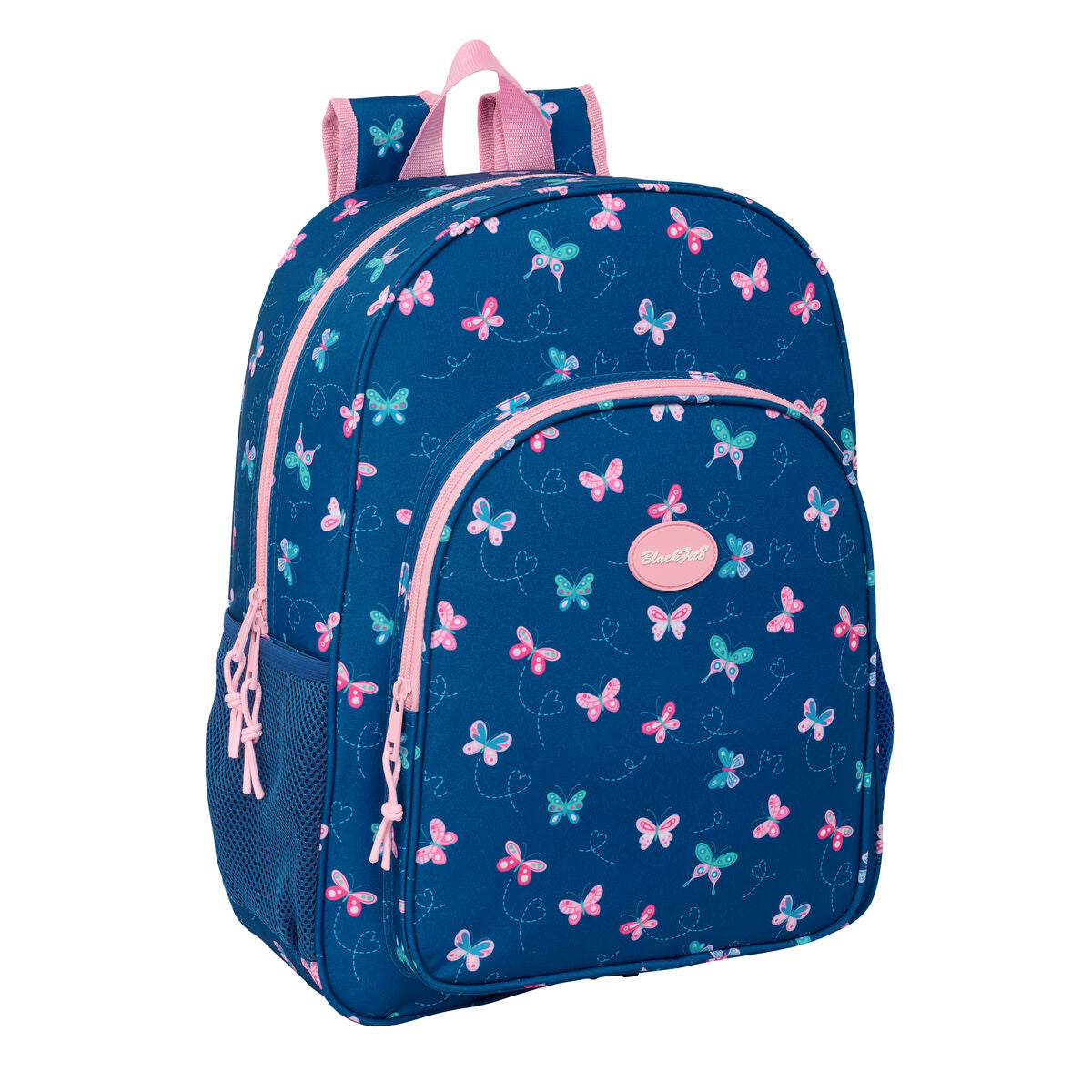 Ghiozdan BlackFit8 Mariposas Multicolor 33 x 42 x 14 cm - Birou și papetărie, Material școlar și educațional