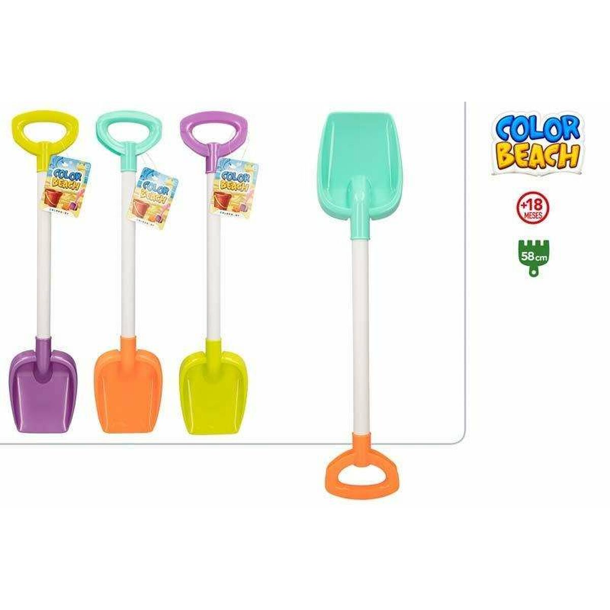 Lopată din Plastic Colorbaby 58 cm - Jucarii si jocuri, În aer liber și sport