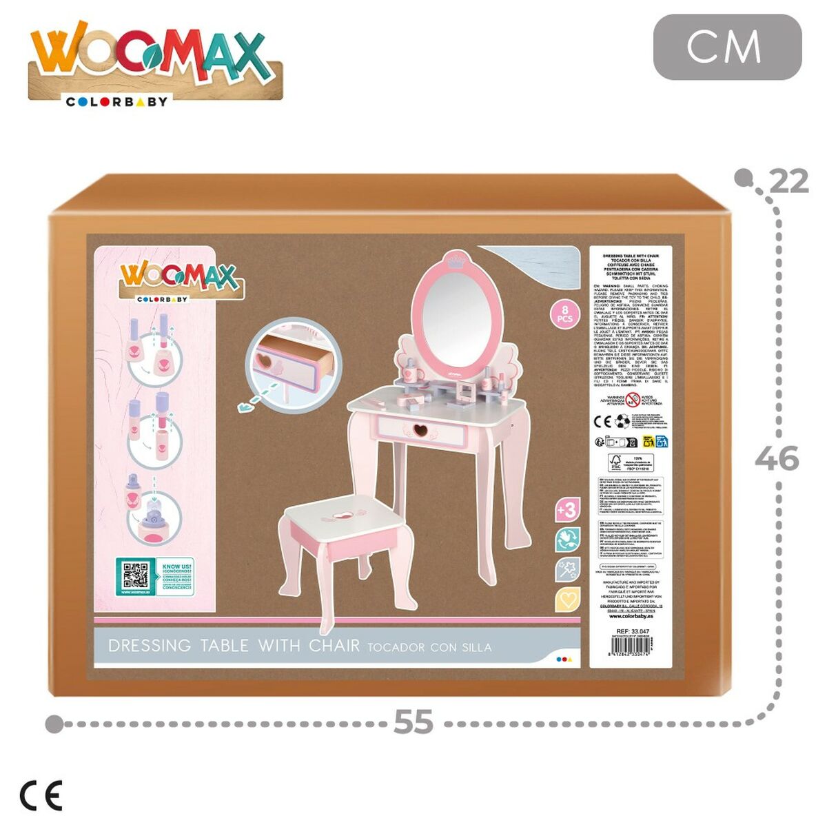 Dulap Colorbaby - Jucarii si jocuri, Păpuși și accesorii