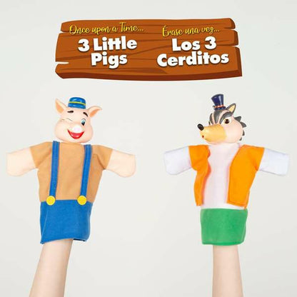 Marionetă de Pluș 3 Little Pigs - Jucarii si jocuri, Marionete și păpuși