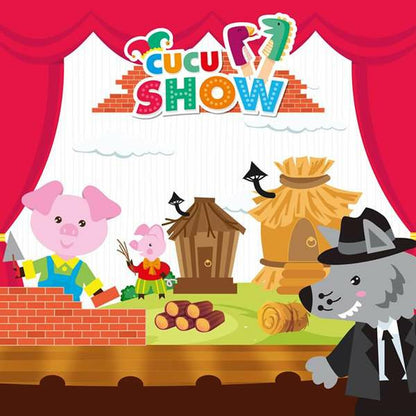 Marionetă de Pluș 3 Little Pigs - Jucarii si jocuri, Marionete și păpuși