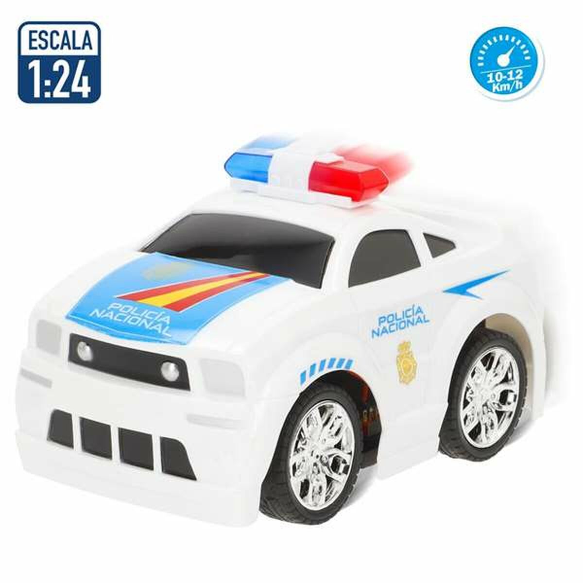 Mașină Radio Control Colorbaby 15 cm Polițist - Jucarii si jocuri, Vehicule