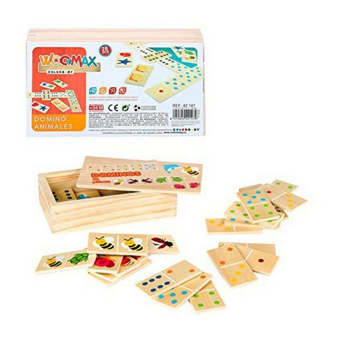 Domino Woomax 42147 28 pcs - Jucarii si jocuri, Jocuri și accesorii