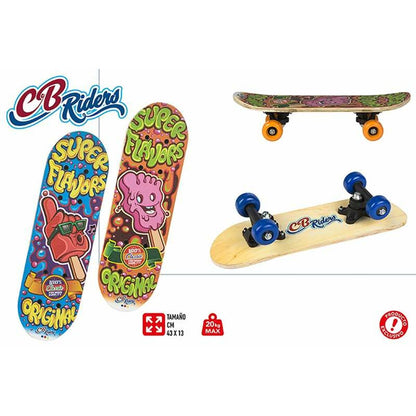 Skateboard Super Flavors Original Infantil - Jucarii si jocuri, În aer liber și sport