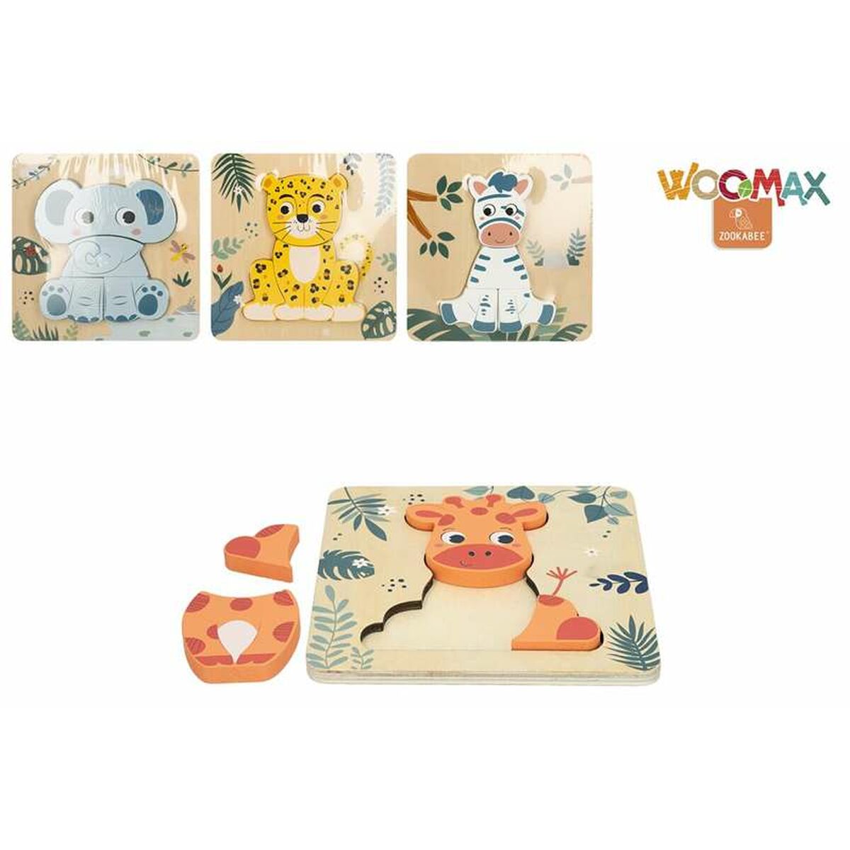 Puzzle Colorbaby 15 x 15 cm - Jucarii si jocuri, Puzzle-uri și puzzle-uri