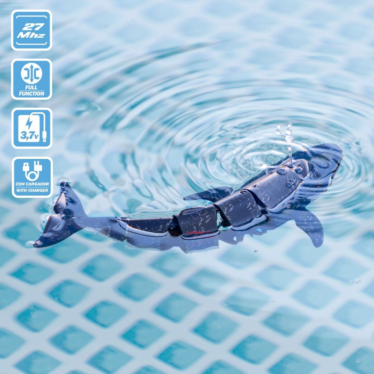 Set Colorbaby Racing Boat Control radio Balenă - Jucarii si jocuri, Vehicule