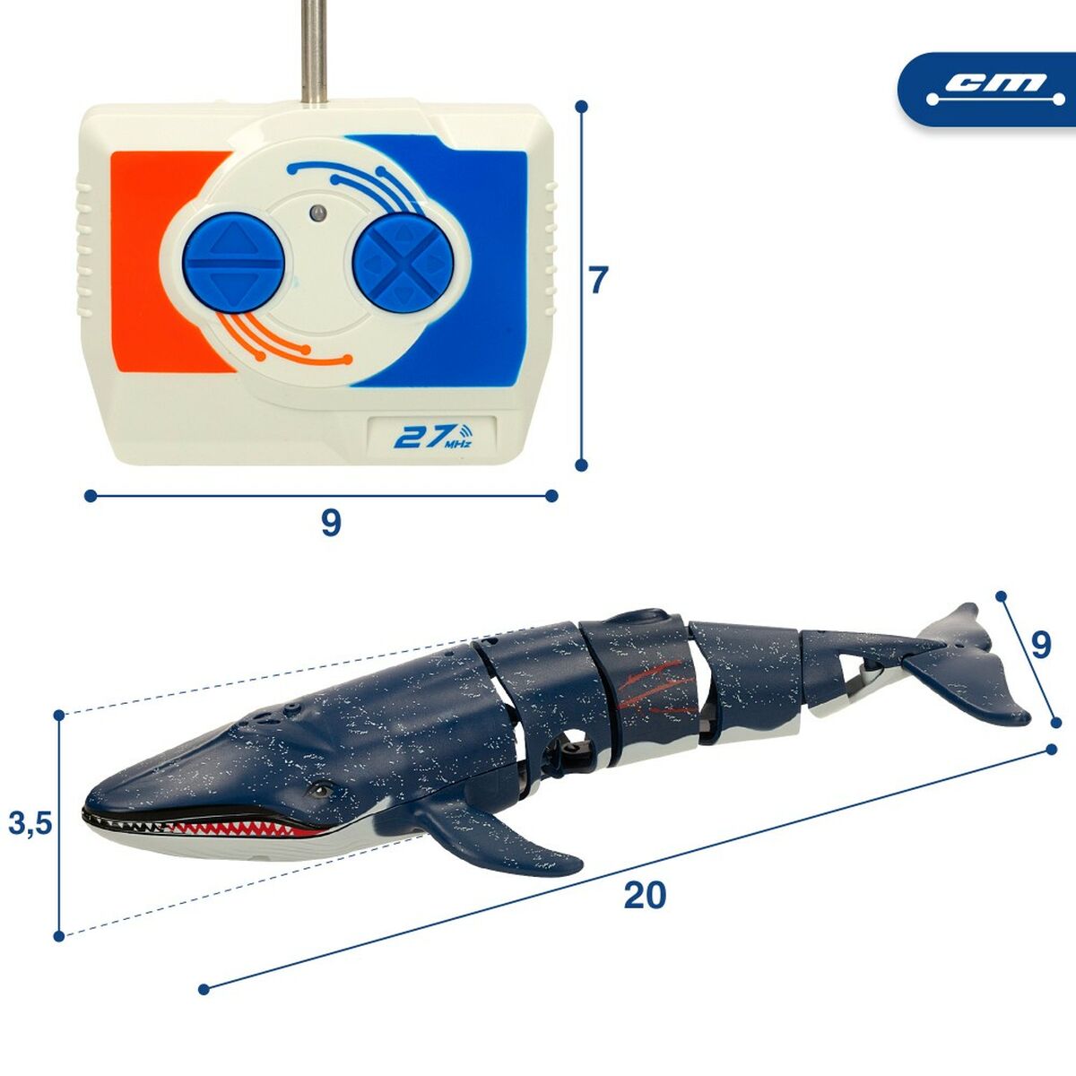 Set Colorbaby Racing Boat Control radio Balenă - Jucarii si jocuri, Vehicule