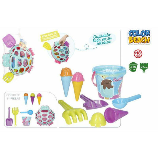 Set de jucării de plajă Colorbaby 14 cm - Jucarii si jocuri, În aer liber și sport