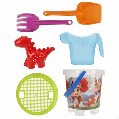 Găleată de plajă Aktive 18 cm Dragon - Jucarii si jocuri, În aer liber și sport