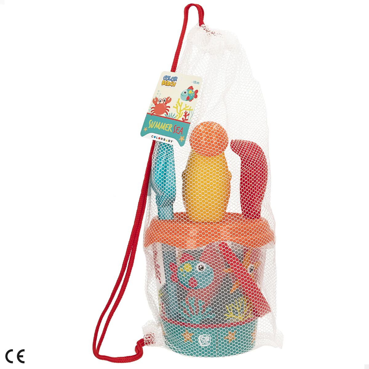 Set de jucării de plajă Colorbaby 18 cm - Jucarii si jocuri, În aer liber și sport