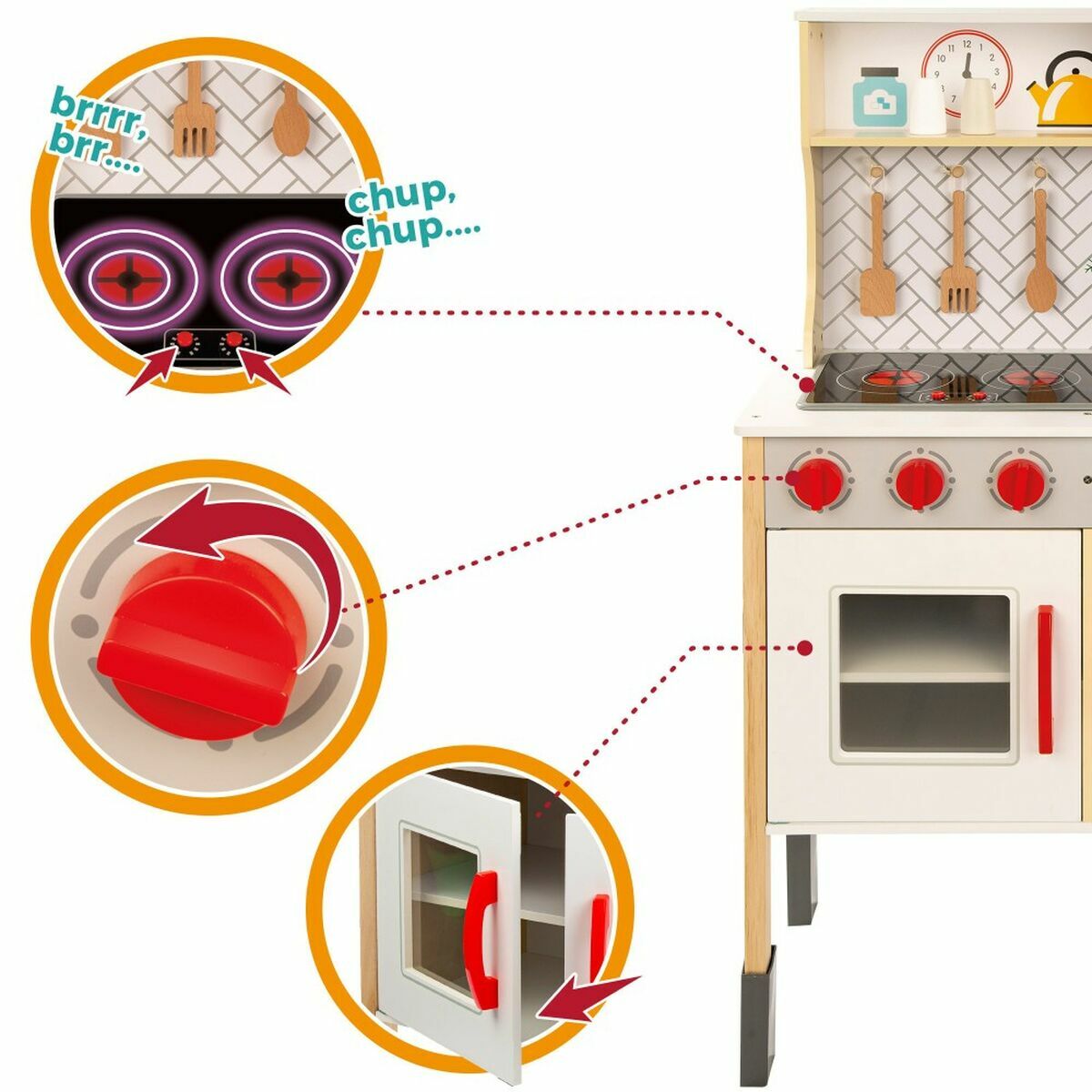 Bucătărie de Jucărie Woomax - Jucarii si jocuri, Imitații de jocuri