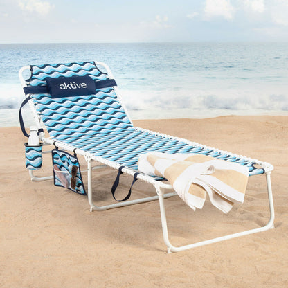 Hamac Aktive Albastru Oțel 200 x 88 x 70 cm - Curte, Mobilier de grădină și accesorii