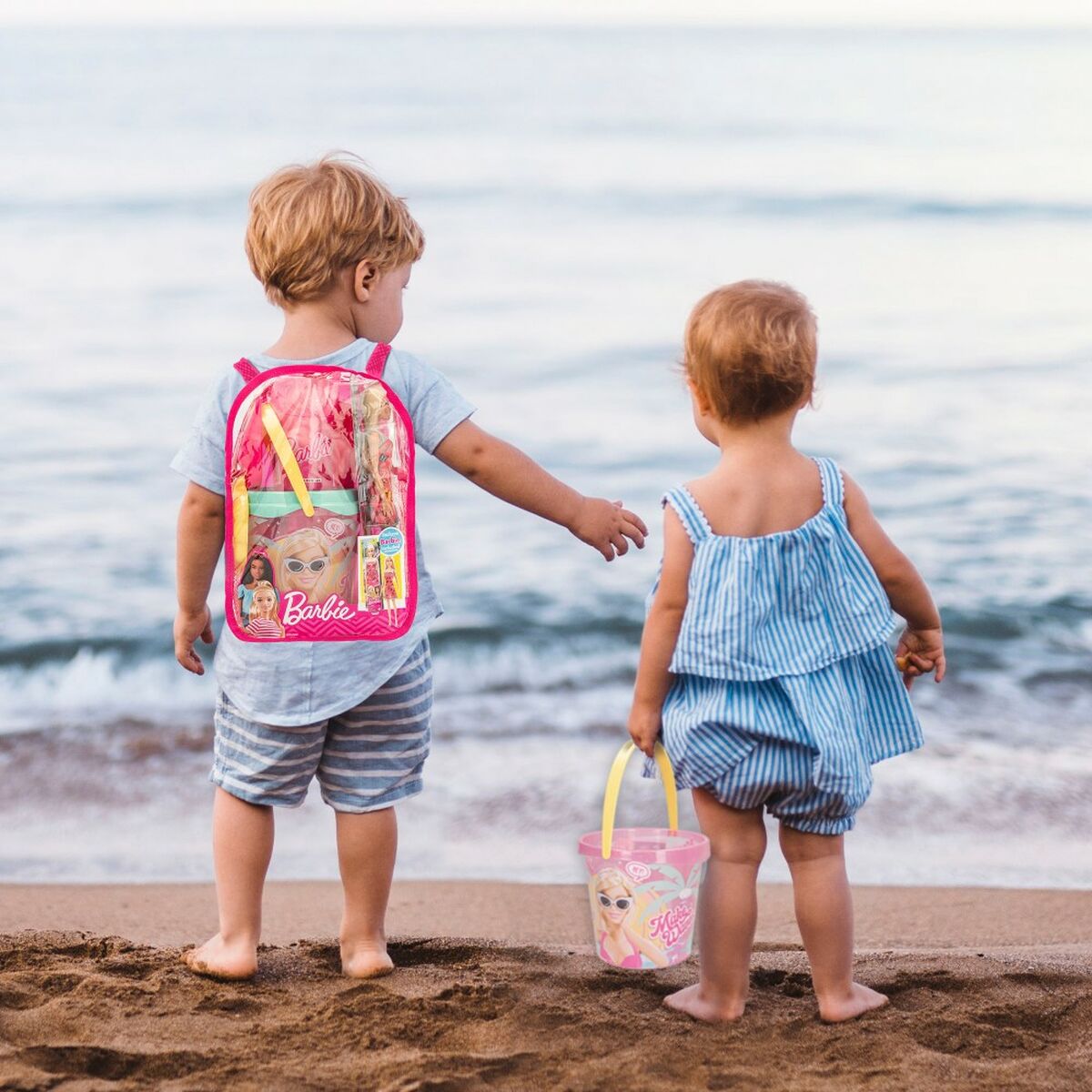 Set de jucării de plajă Barbie 8 Piese Ø 18 cm - Jucarii si jocuri, În aer liber și sport