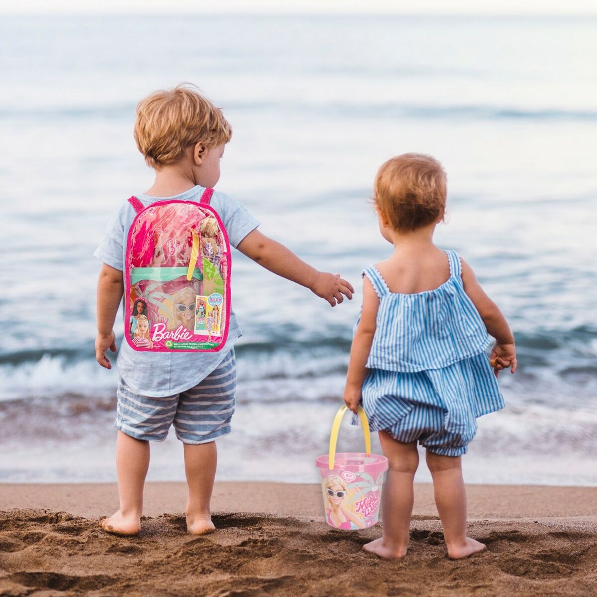 Set de jucării de plajă Barbie 8 Piese 18 x 16 x 18 cm - Jucarii si jocuri, În aer liber și sport