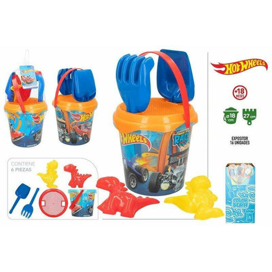 Set de jucării de plajă Hot Wheels Ø 18 cm - Jucarii si jocuri, În aer liber și sport