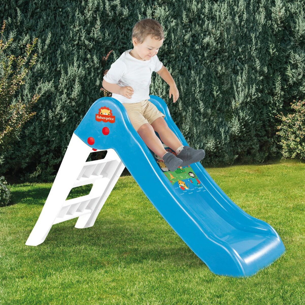 Tobogan Fisher Price Albastru - Jucarii si jocuri, În aer liber și sport