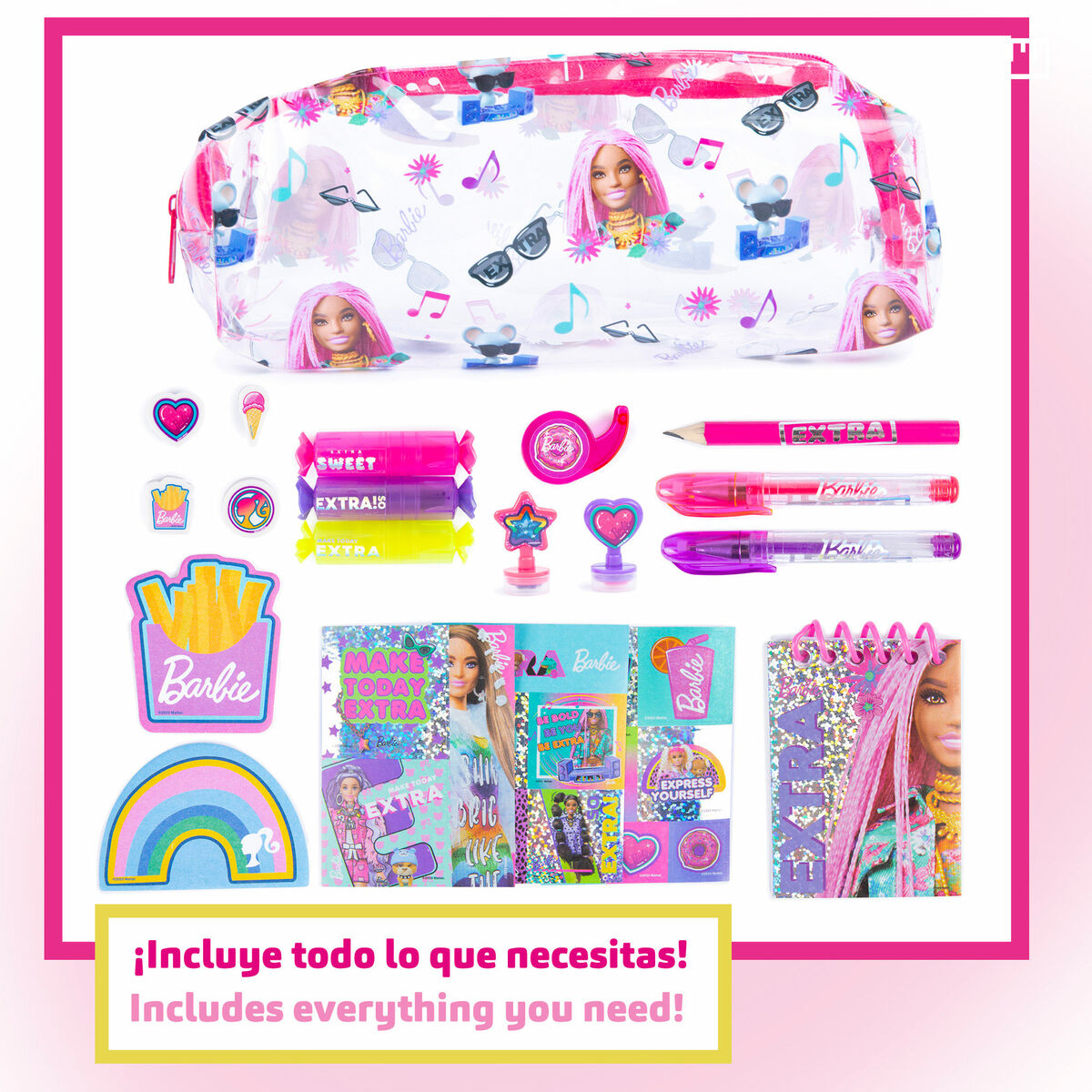 Set pentru desen Barbie - Birou și papetărie, Arte și Meserii