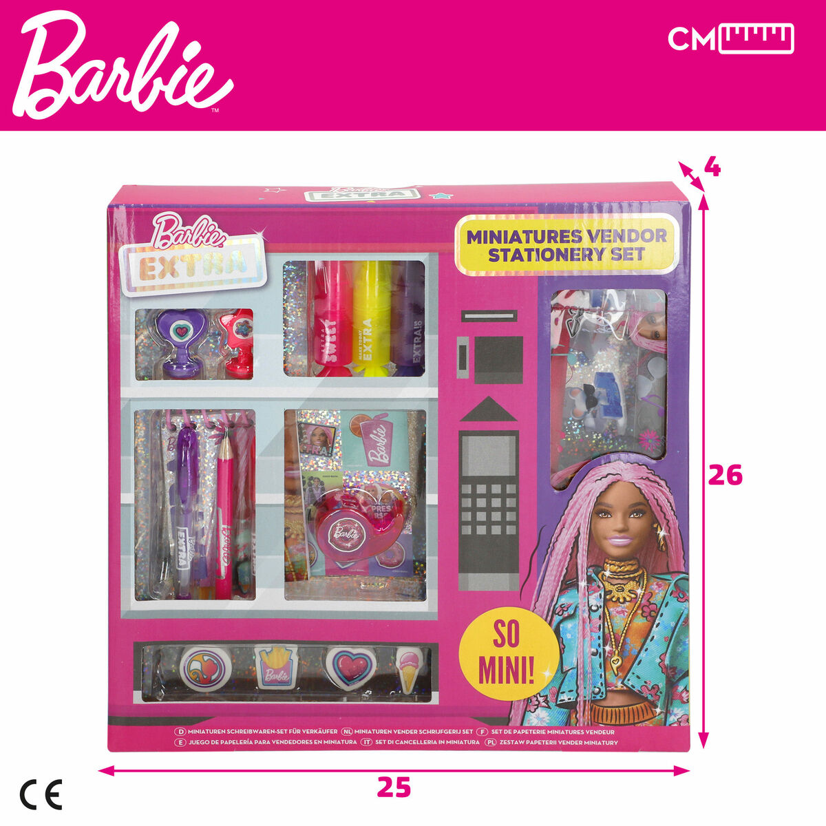 Set pentru desen Barbie - Birou și papetărie, Arte și Meserii
