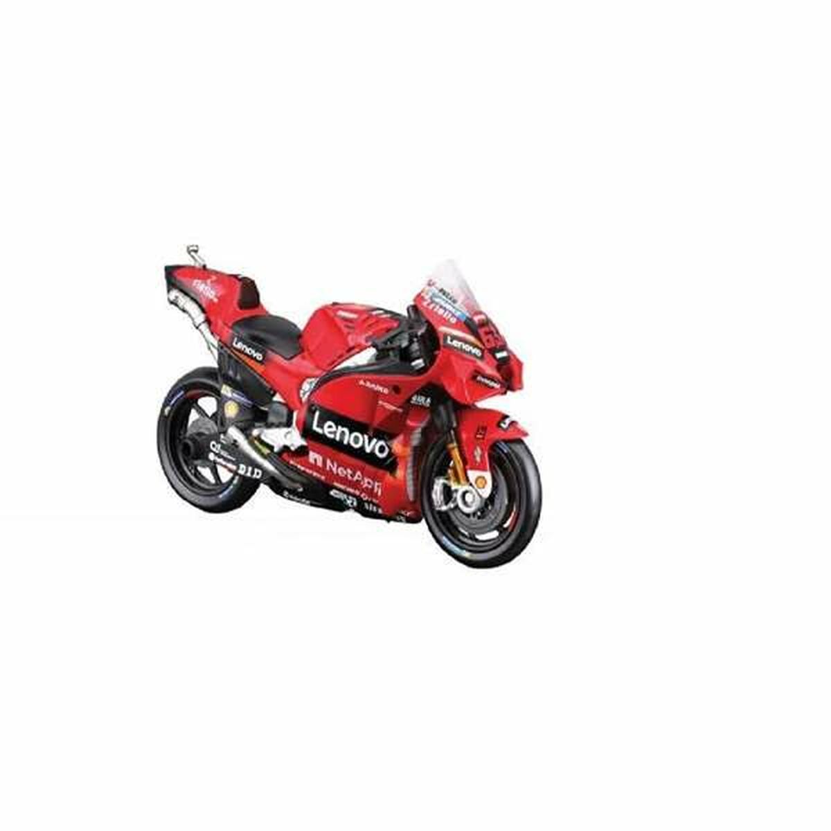Motocicletă Colorbaby Gp Ducati Lenovo 2022 63 Francesco Bagnaia 1:18 Roșu - Jucarii si jocuri, Vehicule