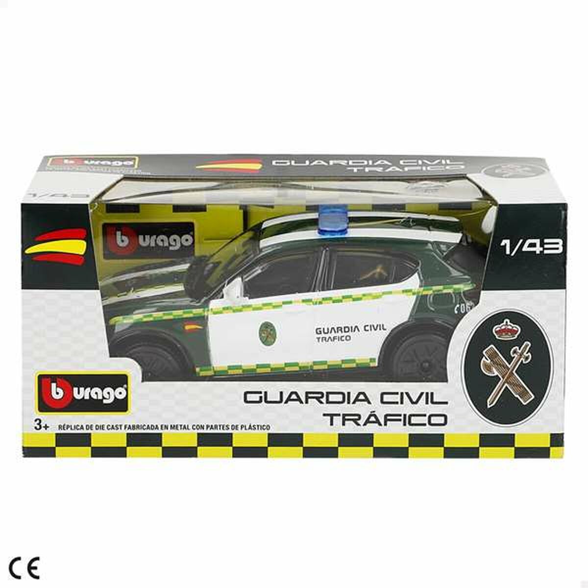 Mașină Colorbaby Alfa Romeo Giulia Guardia Civil 1:43 - Jucarii si jocuri, Vehicule