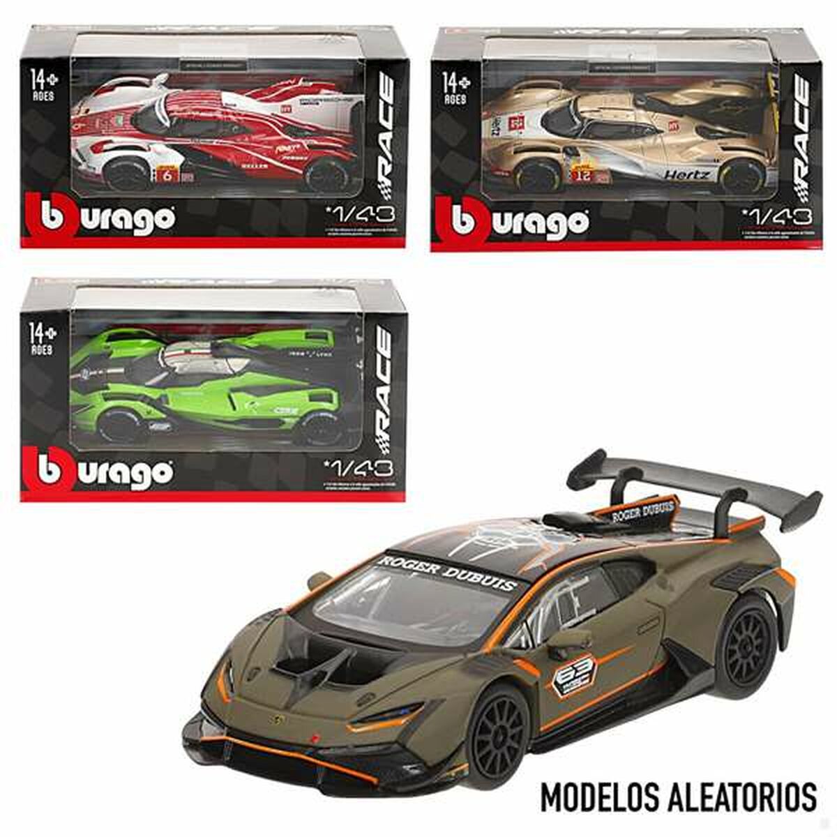 Mașină Bburago Racing Series 2025 V1 1:43 - Jucarii si jocuri, Vehicule
