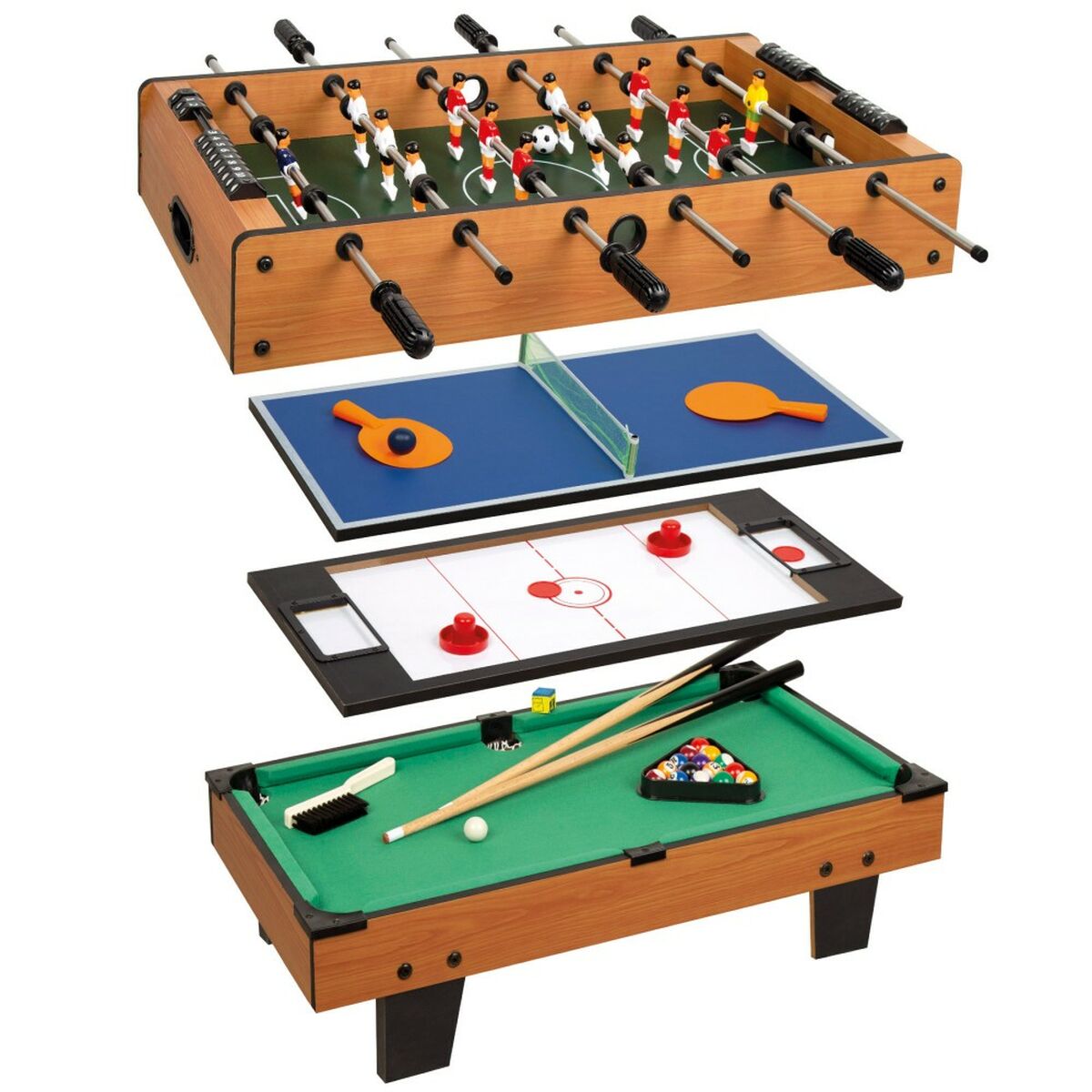 Masă cu mai multe jocuri CB Games 81 x 27 x 43 cm 4-ia-1 - Jucarii si jocuri, Jocuri și accesorii