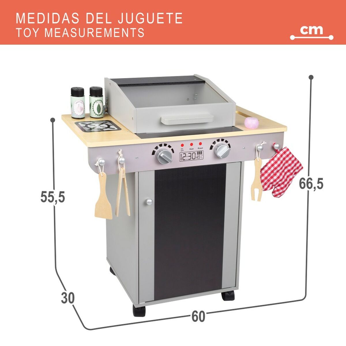 Bucătărie de Jucărie Teamson BBQ 60 x 66,5 x 30 cm - Jucarii si jocuri, Imitații de jocuri