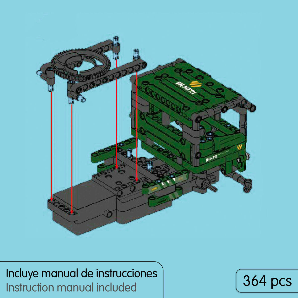Set de Construcție IM Master 364 Piese - Jucarii si jocuri