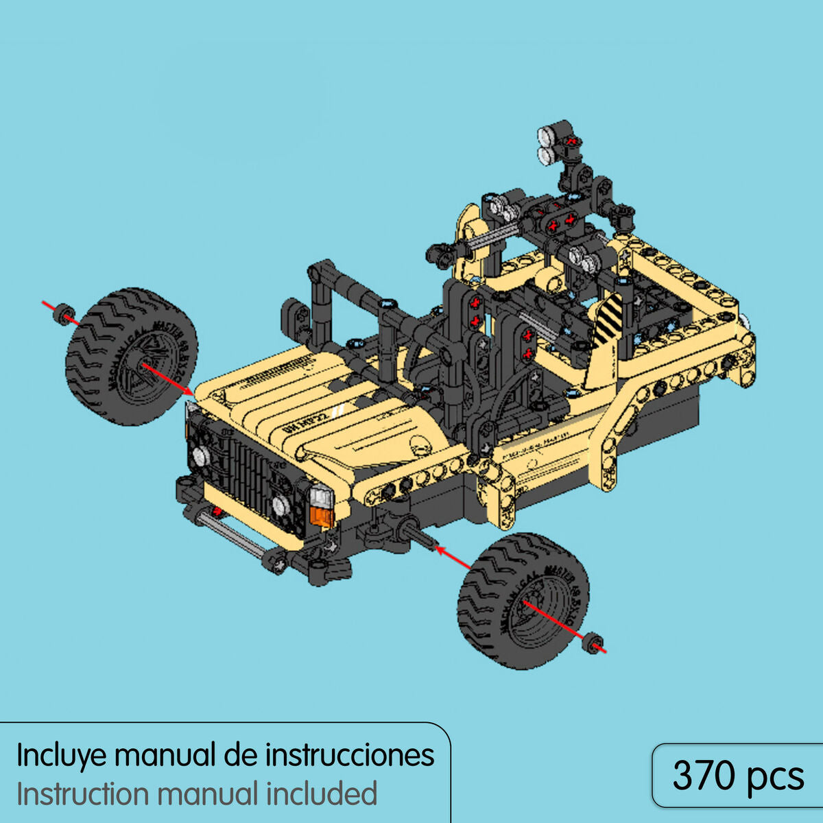 Set de Construcție IM Master 370 Piese - Jucarii si jocuri