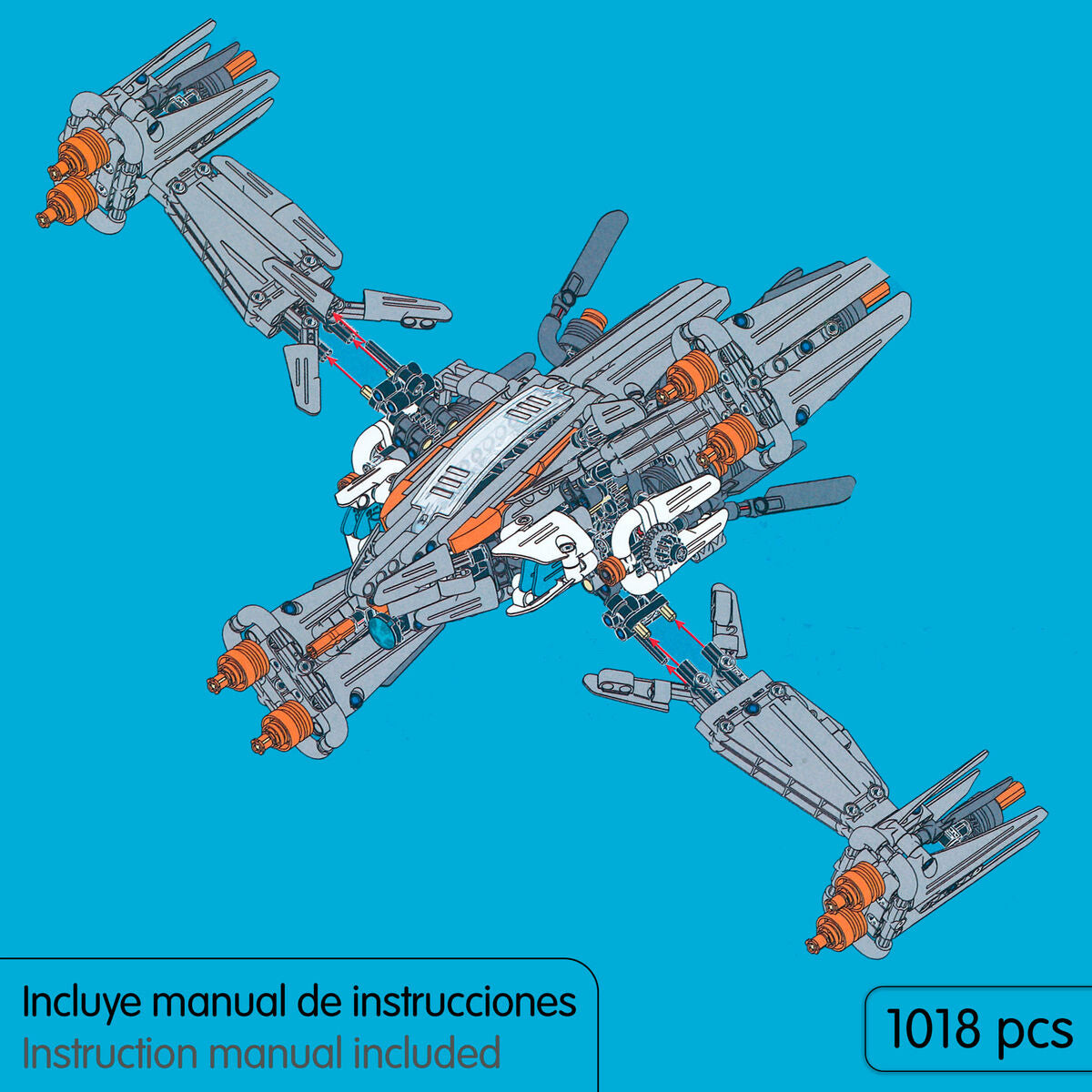 Set de Construcție IM Master 1018 Piese - Jucarii si jocuri