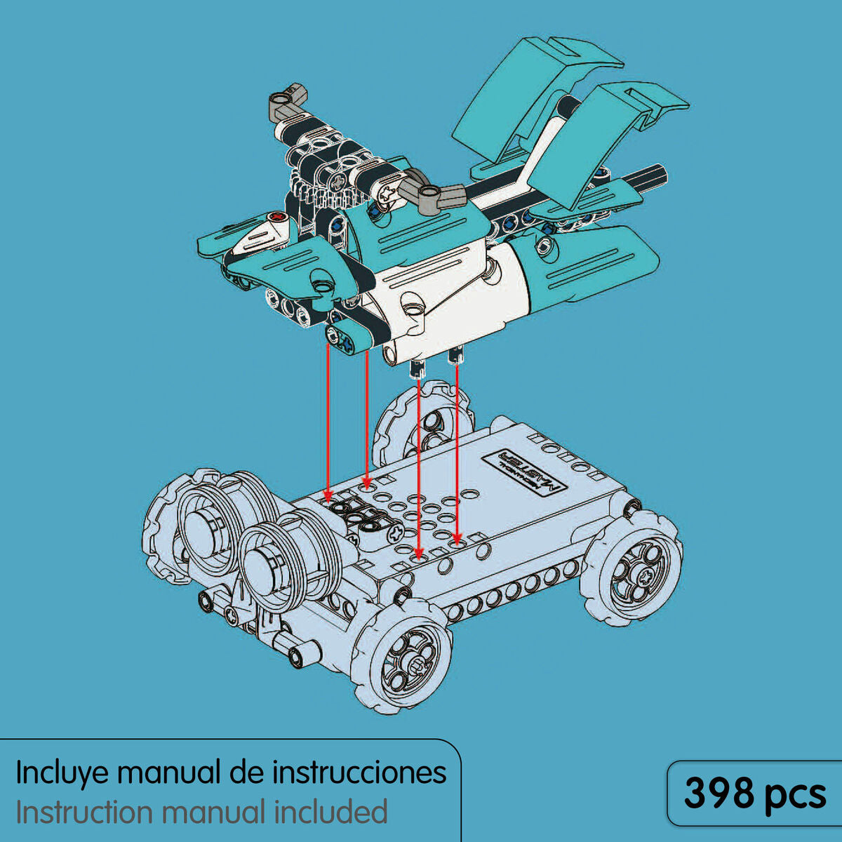 Set de Construcție IM Master 398 Piese - Jucarii si jocuri